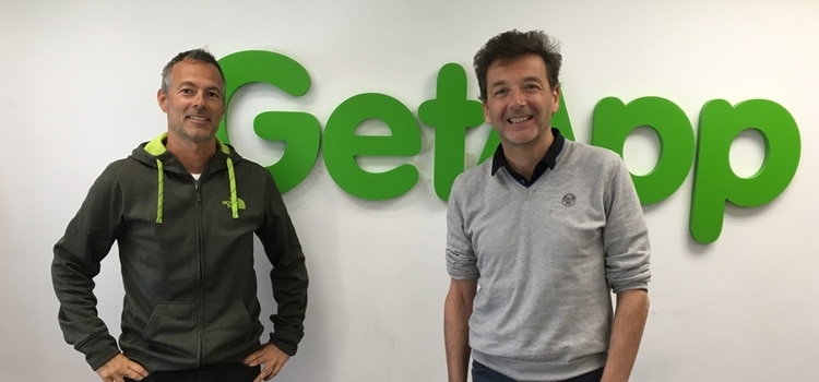 Image of GetApp founders Manuel Jaffrin and Christophe Primault