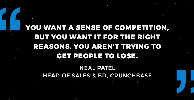 Sales Team Dynamics: Competition for the Right Reasons