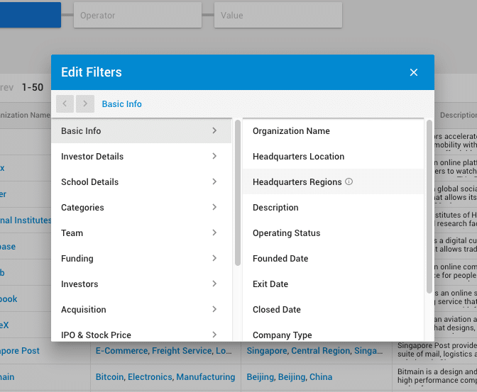 Prospecting with Crunchbase Pro: Find Companies in Your Region