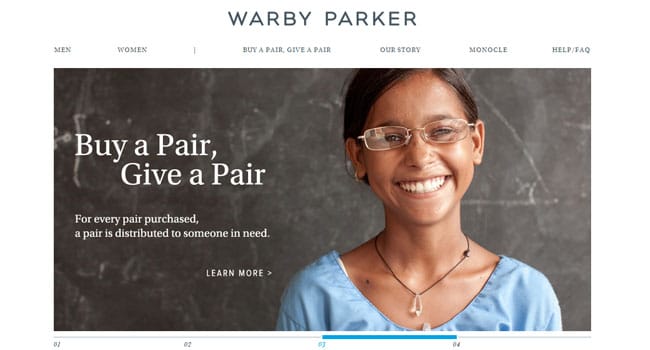 social responsibility: warby parker 