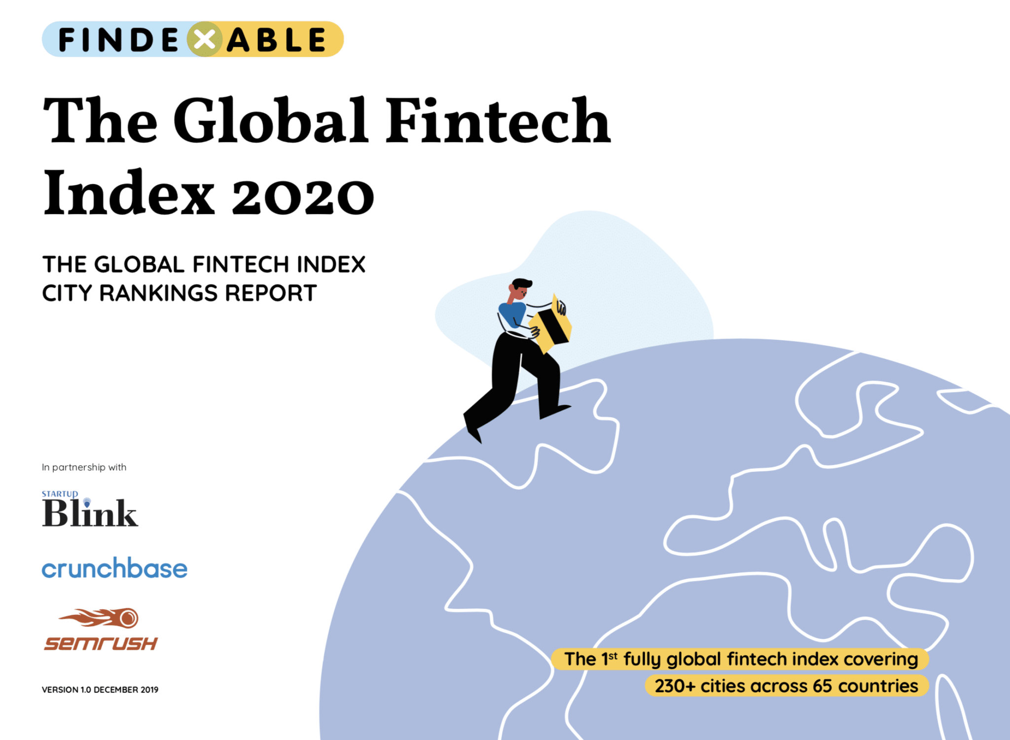 Findexable The Global Fintech Index 2020 - Crunchbase