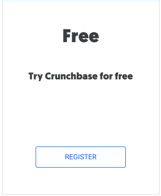 Try Crunchbase Pro for free CTA